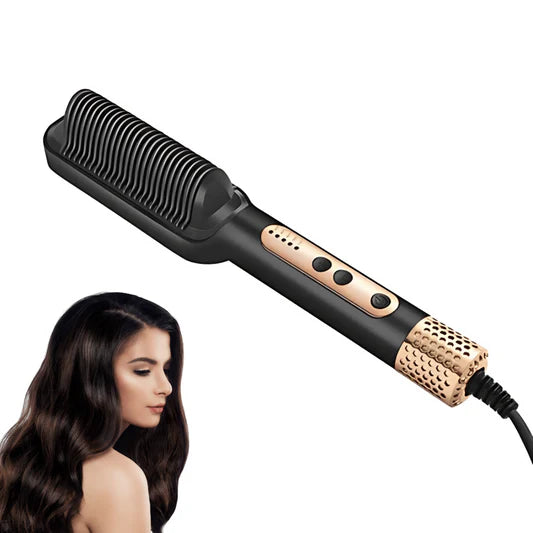 Cepillo Alisador Calentador para Cabello