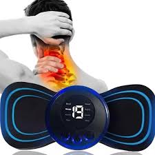 Masajeador Cervical EMS Recargable – 8 Modos y 19 Niveles de Intensidad