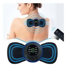 Masajeador Cervical EMS Recargable – 8 Modos y 19 Niveles de Intensidad